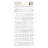 American Crafts Thickers Cool Boy Alphabet Stickers