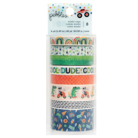 Pebbles Cool Boy Washi Tape Embellishments