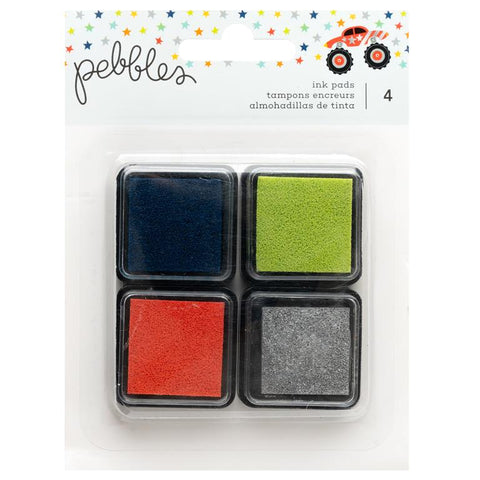 Pebbles Cool Boy Coordinating Ink Pad Set