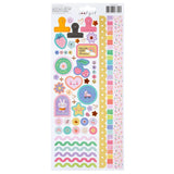 Pebbles Cool Girl 6x12 Sticker Sheet