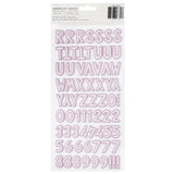 American Crafts Thickers Cool Girl Alphabet Stickers