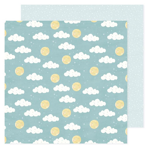 American Crafts Hello Little Boy Happy Skies Patterned Paper