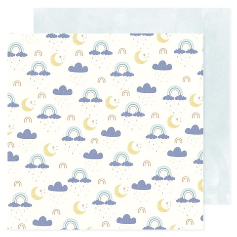 American Crafts Hello Little Boy Rainbows Patterned Paper