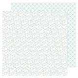 American Crafts Hello Little Boy Flowers Patterned Paper
