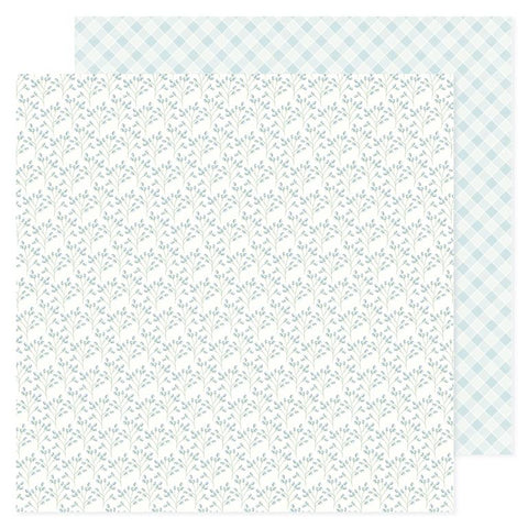American Crafts Hello Little Boy Flowers Patterned Paper