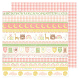 American Crafts Hello Little Girl Little Dream Strips Patterned Paper