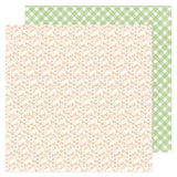 American Crafts Hello Little Girl Flower Buds Patterned Paper