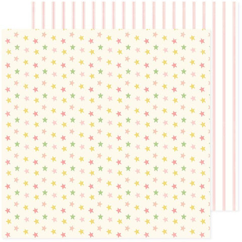 American Crafts Hello Little Girl Twinkle Patterned Paper