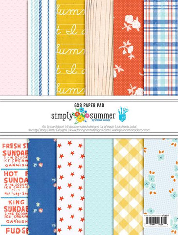 Fancy Pants Simply Summer 6x8 Paper Pad