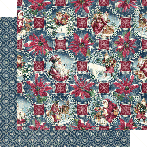 Graphic 45 Let it Snow Collection Christmas Dreams Patterned Paper