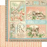 Graphic 45 Wild & Free Born to be Wild Patterned Paper