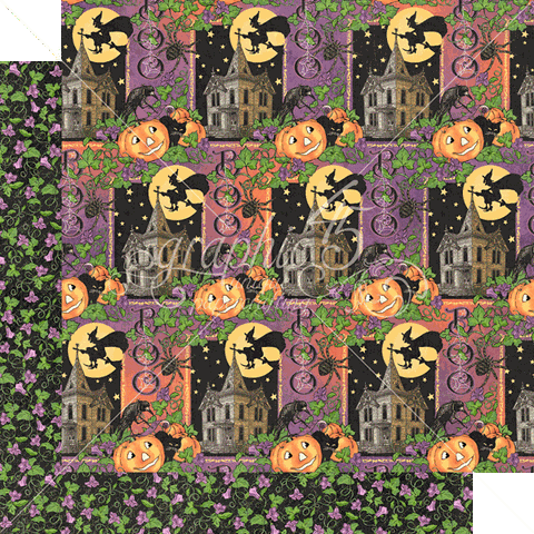 Graphic 45 Charmed So Spooky Patterned Paper