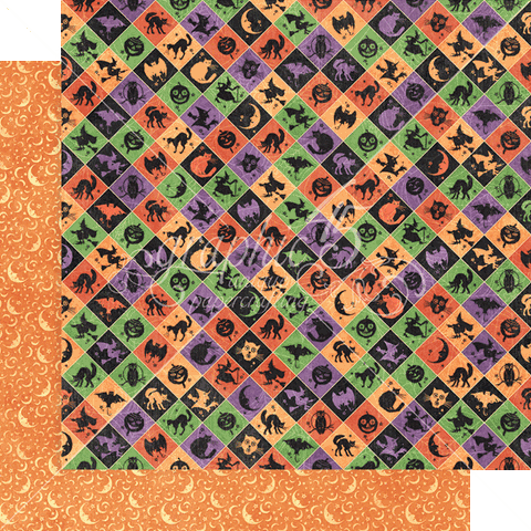 Graphic 45 Charmed Frankly Frightful Patterned Paper