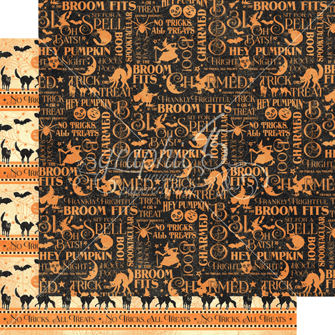 Graphic 45 Charmed Oh Bats Patterned Paper