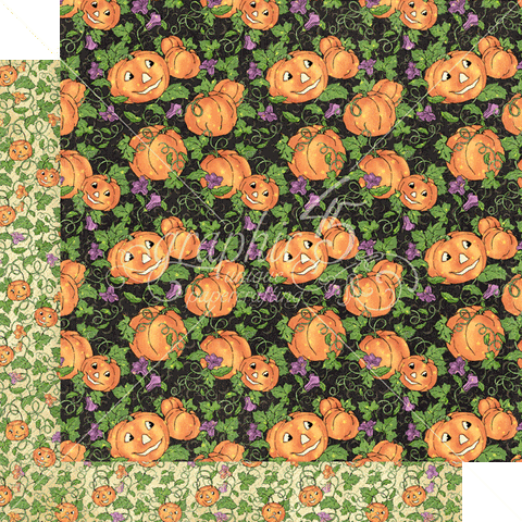 Graphic 45 Charmed Hey Pumpkin Patterned Paper