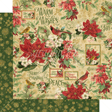 Graphic 45 Warm Wishes Comfort and Joy Patterned Paper
