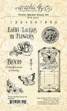 Graphic 45 Flower Market 4x6 Stamp Set