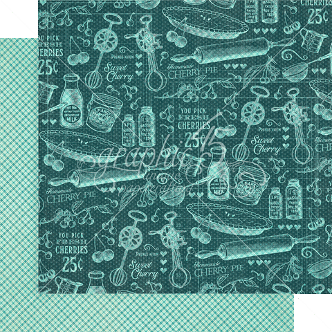 Graphic 45 Life's a Bowl of Cherries Homemade Goodness  Patterned Paper