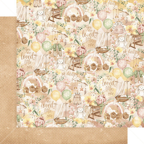 Graphic 45 Little One Oh Darling  Patterned Paper