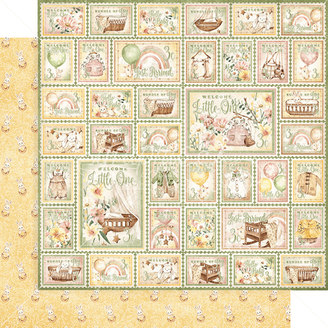 Graphic 45 Little One Just Arrived  Patterned Paper