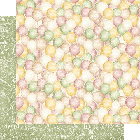 Graphic 45 Little One Balloon Bouquet  Patterned Paper