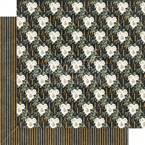 Graphic 45 P.S. I Love You Key to my Heart Patterned Paper