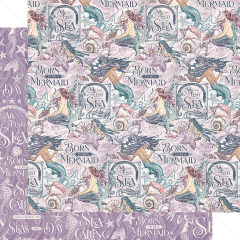 Graphic 45 Make a Splash Fantasy Cove Patterned Paper