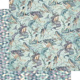 Graphic 45 Make a Splash Born to be a Mermaid Patterned Paper