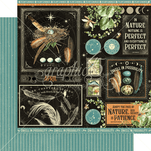 Graphic 45 Life Is Abundant April Patterned Paper