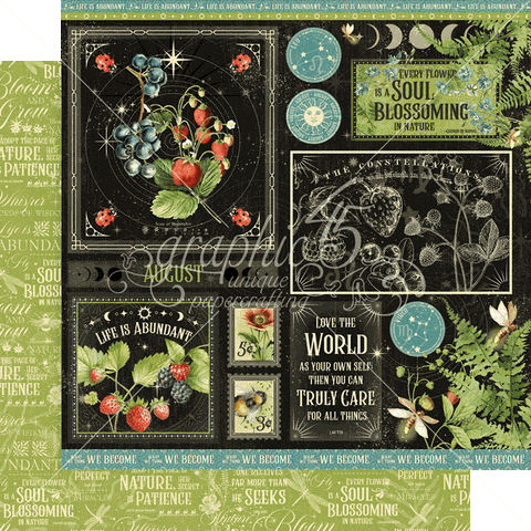 Graphic 45 Life Is Abundant August Patterned Paper