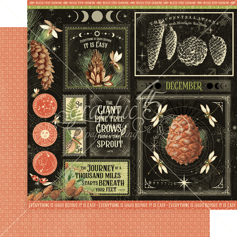 Graphic 45 Life Is Abundant December Patterned Paper