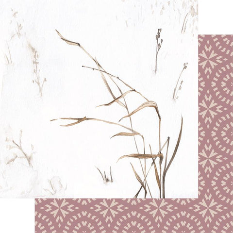 Fancy Pants Frosted Forest Winter grain Patterned Paper