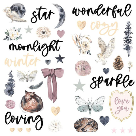 Fancy Pants Frosted Forest Foam Sticker Embellishments