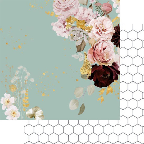 Fancy Pants Pink Meadows Pressed Flowers Patterned Paper