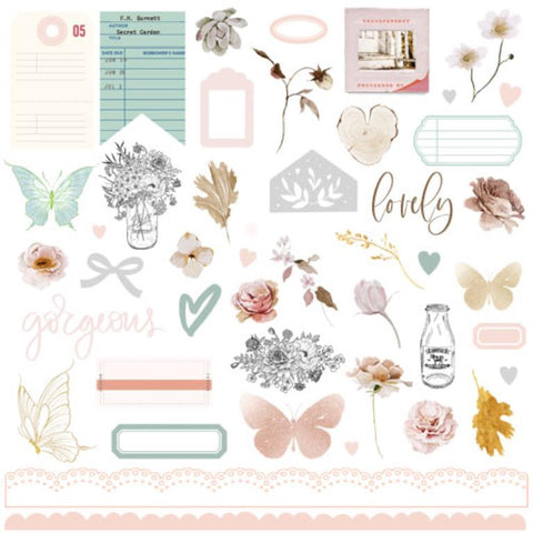 Fancy Pants Pink Meadows 12 x 12 Sticker Sheet