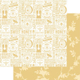 Fancy Pants Honey & Bee Honey Jar Patterned Paper