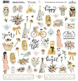 Fancy Pants Honey & Bee 12 x 12 Sticker Sheet