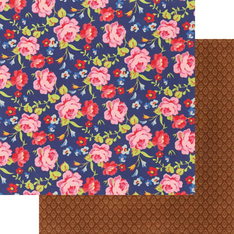 Fancy Pants Prairie Rose Farmhouse Floral Patterned Paper