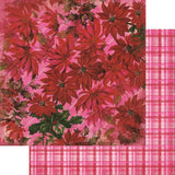 Fancy Pants Fruitcake & Tinsel Perfect Poinsettia Patterned Paper