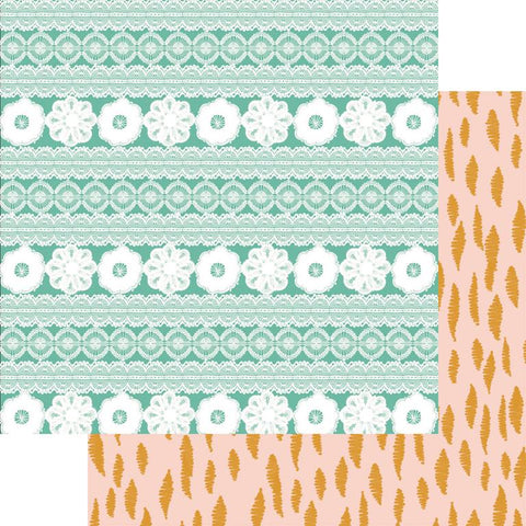 Fancy Pants Paislees and Petals Vintage Lace Patterned Paper