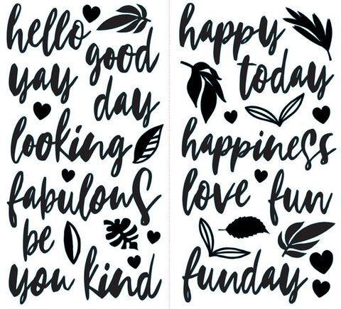 Fancy Pants Paislees and Petals Foam Sticker Embellishments