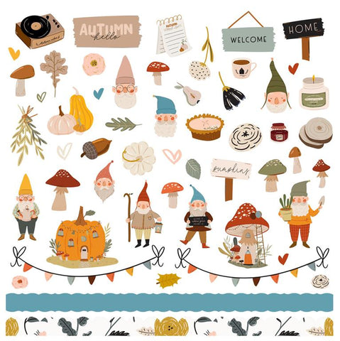 Fancy Pants Enchanted Garden 12x12 Sticker Sheet