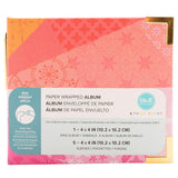 We R Memory Keepers Paper Wrapped 4x4 Album - Color Wheel