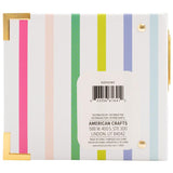 We R Memory Keepers Paper Wrapped 4x4 Album - Striped