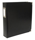 We R Memory Keepers 12x12 Classic Leather Album - Black