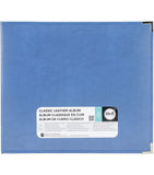 We R Memory Keepers 12x12 Classic Leather Album - Country Blue