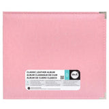 We R Memory Keepers 12x12 Classic Leather Album - Pretty Pink