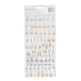 American Crafts Thickers Willow and Sage Alphabet Stickers
