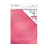 Tonic Studio Craft Perfect Satin Mirror Cardstock - Pink Chiffon