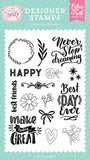 Echo Park All About A Girl Never Stop Dreaming Designer Stamp Set